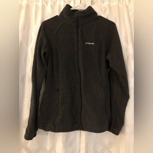 Dark Gray Columbia Fleece Zip up
